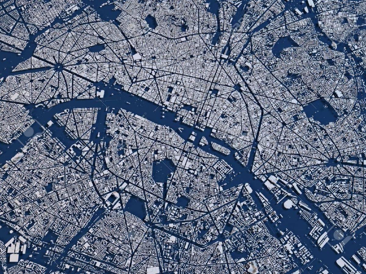 Mapa do aéreas Paris