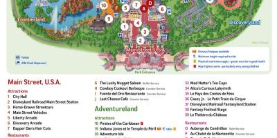 Disney village Paris mapa